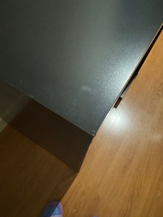 Scrivania con ruote nera