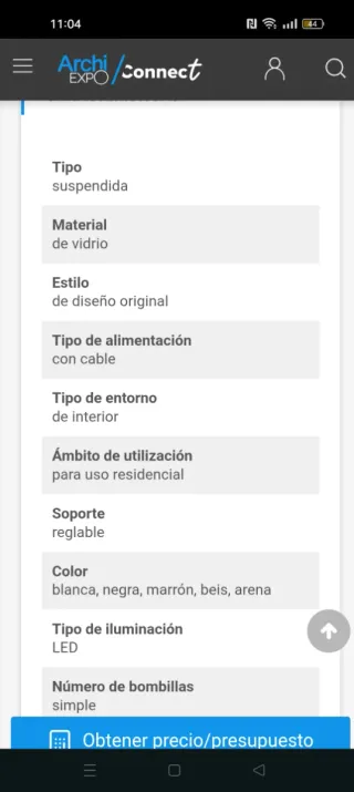 Lámpara de techo de cristal y madera