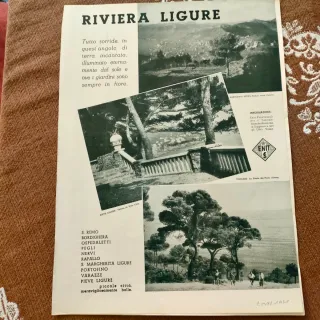 Pubblicità Riviera Ligure 1941
