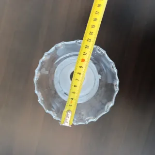 Tulipani di vetro intagliati