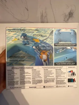 Mando Pokémon Pikachu Switch PowerA