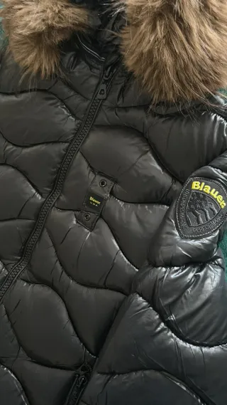 Blauer Piumino Donna Nero con Cappuccio