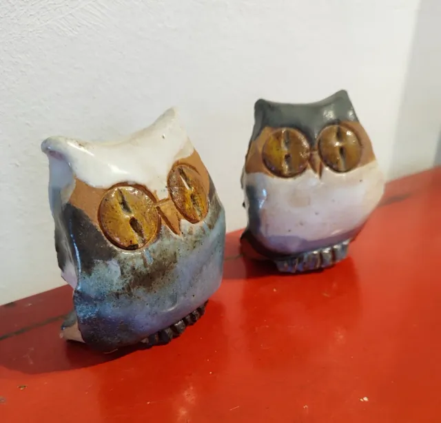 Gufo decorativo in ceramica