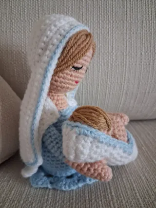 Madonnina con bambino amigurumi