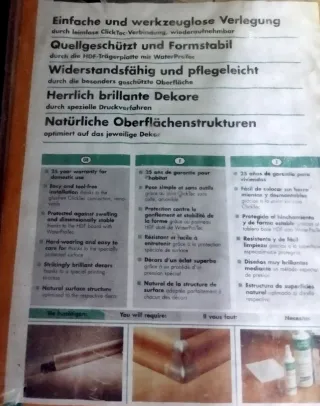 Suelo laminado estilo madera