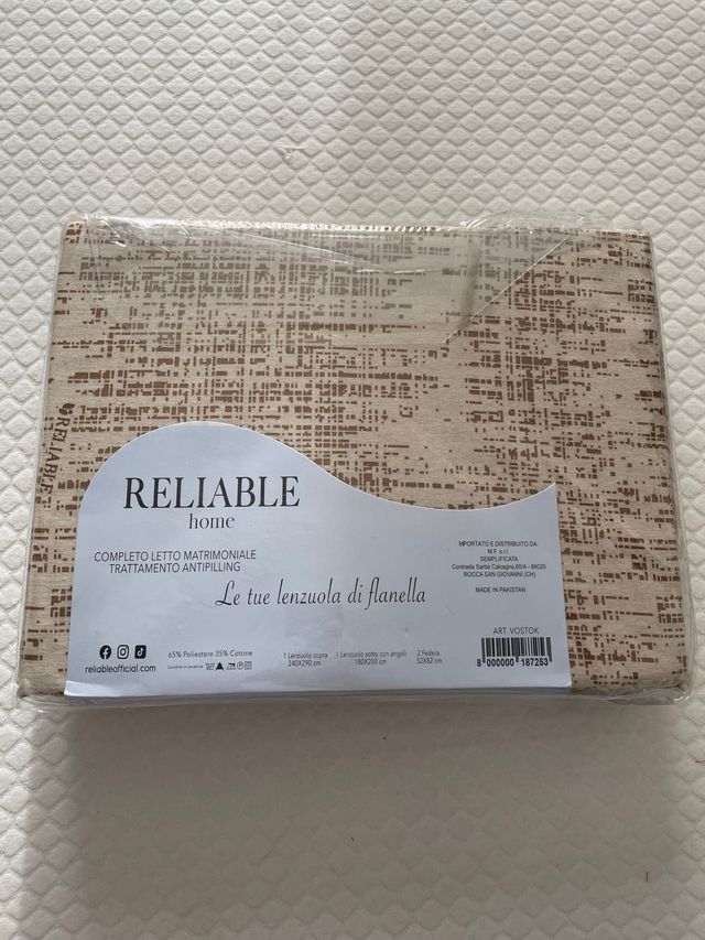 Lenzuola matrimoniali in flanella