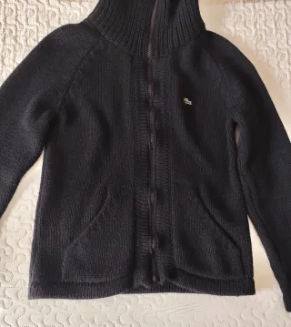 Chaqueta Lacoste cuello alto cremallera mujer