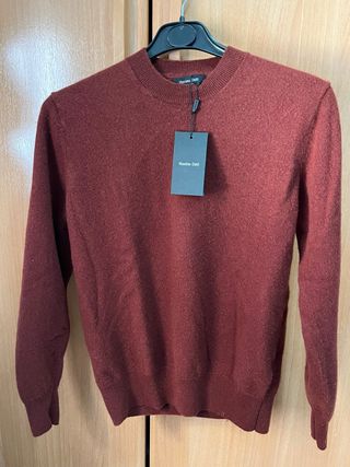 Jersey Massimo Dutti Rojo Talla S Nuevo