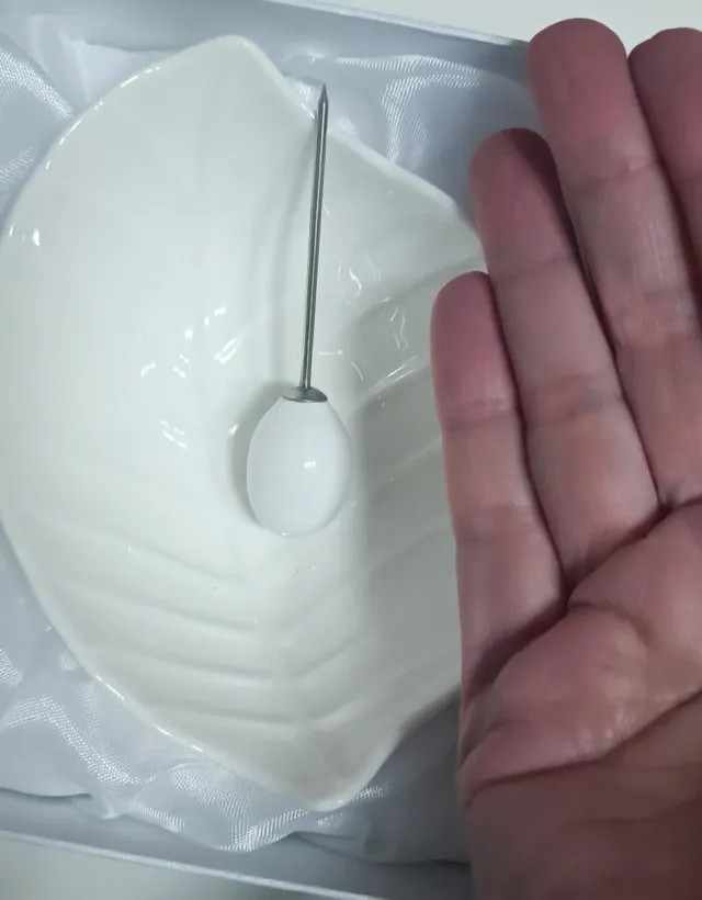 Set 2 Ciotole Ceramica Foglia