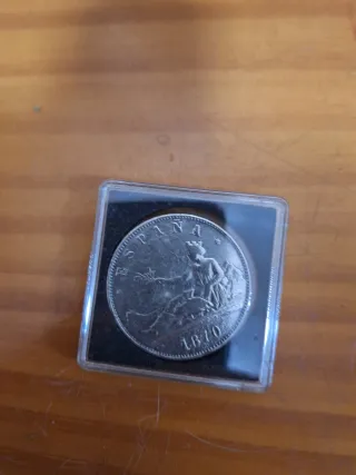 Moneda 5 Pesetas 1870