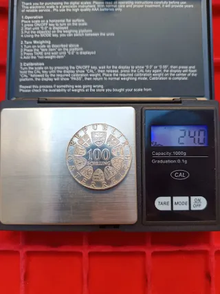 Moneta 100 Scellini Argento Innsbruck 1976