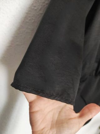 Body negro satinado escote pico Zara fiesta evento