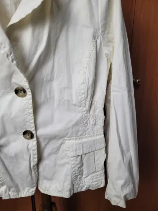 Americana Zara Blanca Talla L