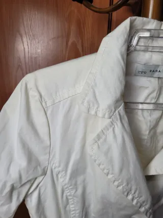 Americana Zara Blanca Talla L