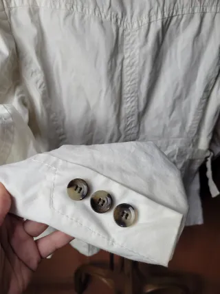 Americana Zara Blanca Talla L