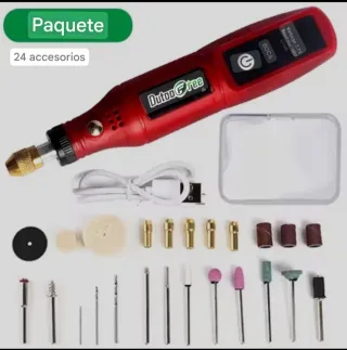 Mini taladro Dremel con 24 accesorios OFERTA!!!