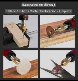 Mini taladro Dremel con 24 accesorios OFERTA!!!