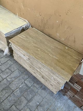 Mármol travertino para interior 80x40  40 piezas
