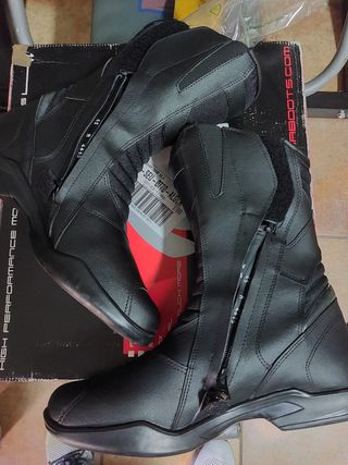 Botas Moto Forma Nero Black Talla 45 Usa 11