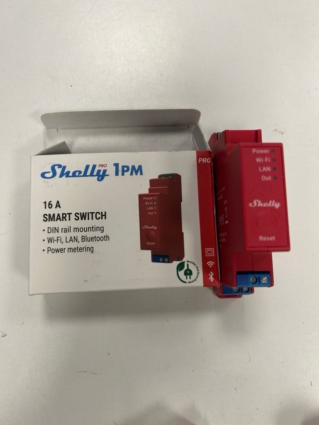 Shelly Pro 1PM - Interruttore Relè Intelligente