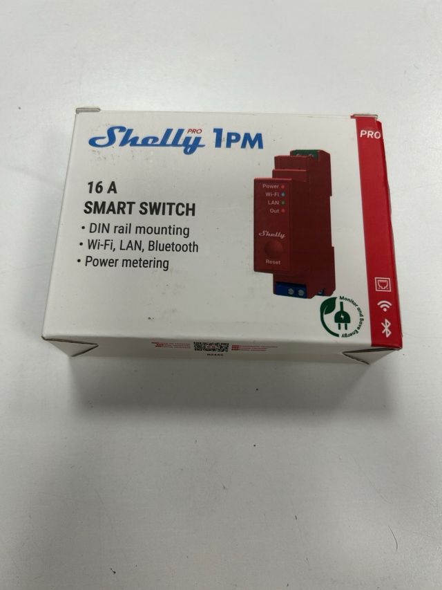 Shelly Pro 1PM - Interruttore Relè Intelligente