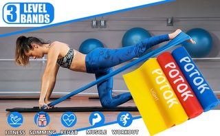 POTOK Fasce Elastiche Fitness 200 cm