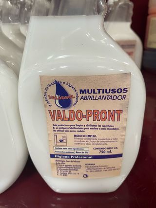 LIMPIADOR DE MADERA Y ACERO INOXIDABLE