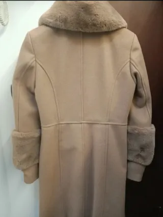 Cappotto lungo beige Modissima taglia L