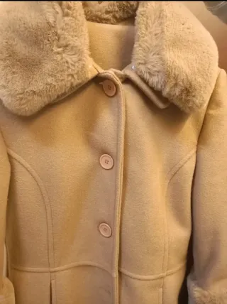 Cappotto lungo beige Modissima taglia L
