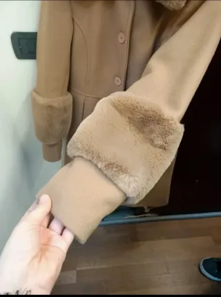 Cappotto lungo beige Modissima taglia L