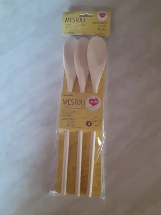 Set 3 Mestoli Dealo in legno