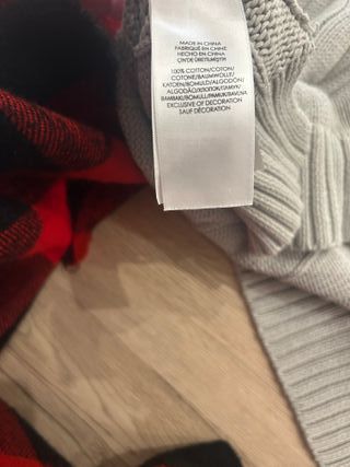 Maglione Ralph Lauren Cotone Donna Grigio/Rosso