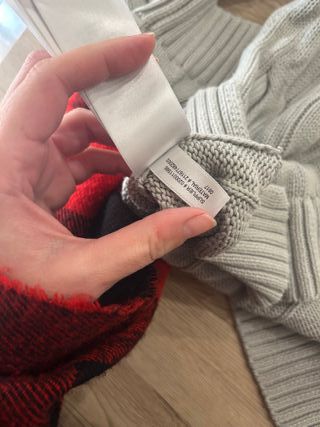 Maglione Ralph Lauren Cotone Donna Grigio/Rosso