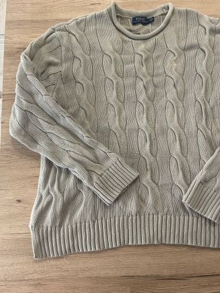 Maglione Ralph Lauren Cotone Donna Grigio/Rosso