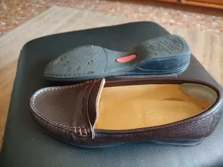 Mocasines Marrones de Piel