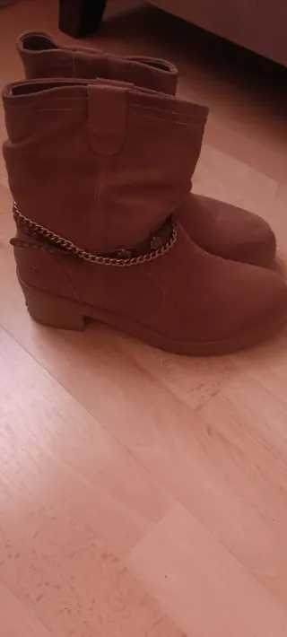 Botines de piel Talla 39