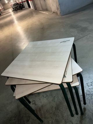 Mesas apilables terraza a 12 cada una