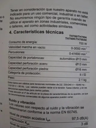 Taladro percutor Stayer nuevo en su caja