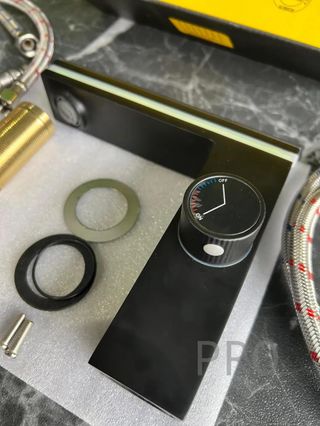 Grifo para lavabo color negro metálico