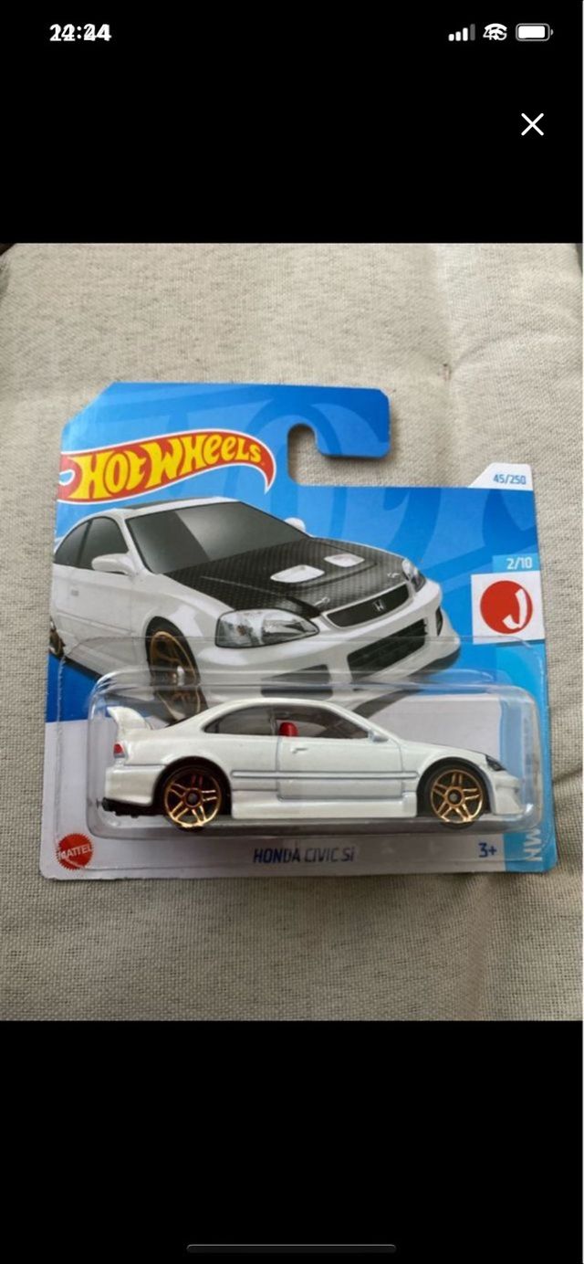 Hot Wheels Honda Civic Si Blanco
