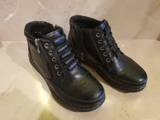 Botín mujer forrado negro