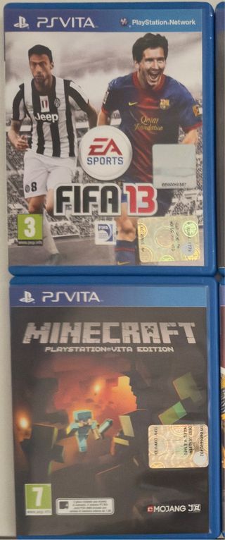 Giochi PS Vita: FIFA 13 e Minecraft