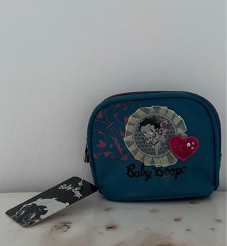 Monedero Betty Boop Teal y Rosa
