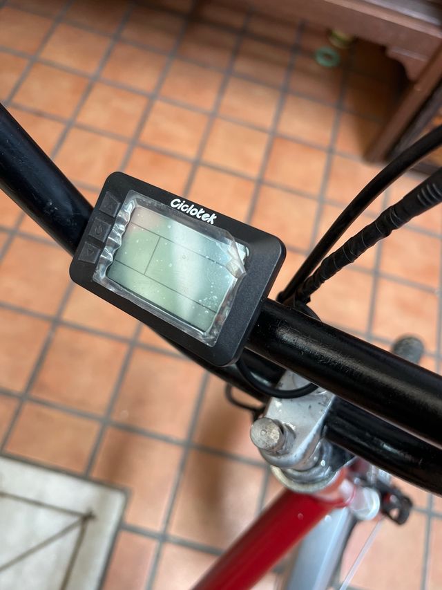 Bici Eléctrica Plegable Roja