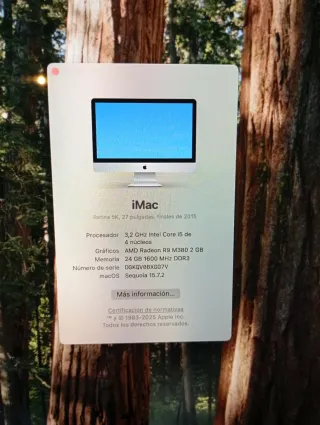 Imac 27 5K Retina 2015