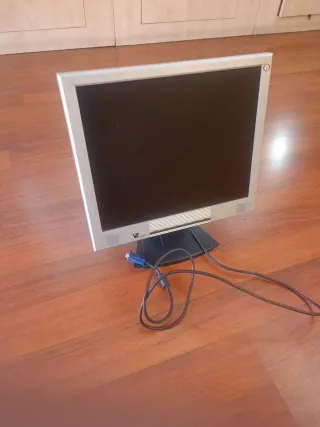 Pantalla Videoseven Plata/Negra