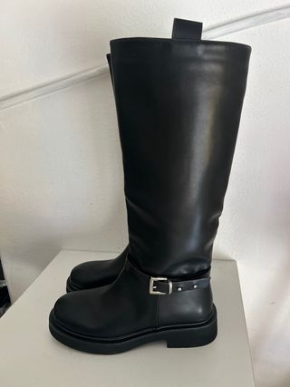 Stivali donna neri con zip tg 41 nuovo