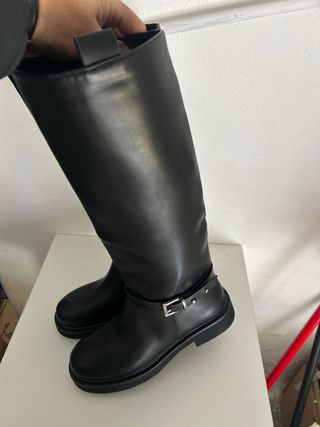 Stivali donna neri con zip tg 41 nuovo