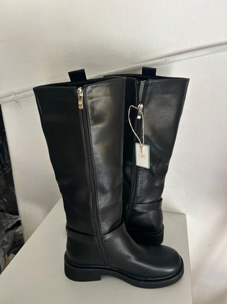 Stivali donna neri con zip tg 41 nuovo