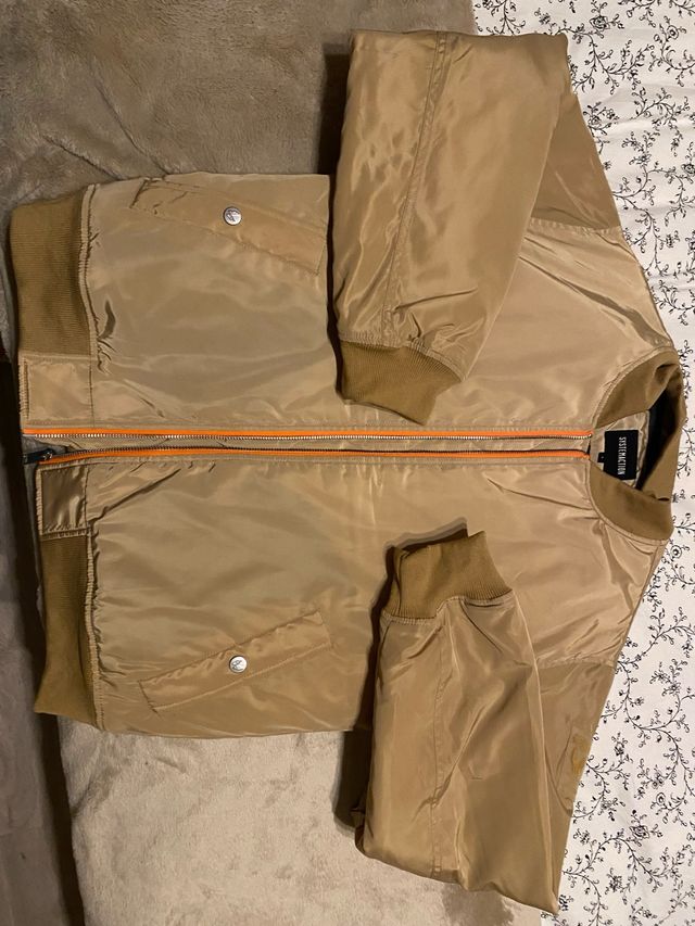 Chaqueta Systemaction ,Beige Naranja